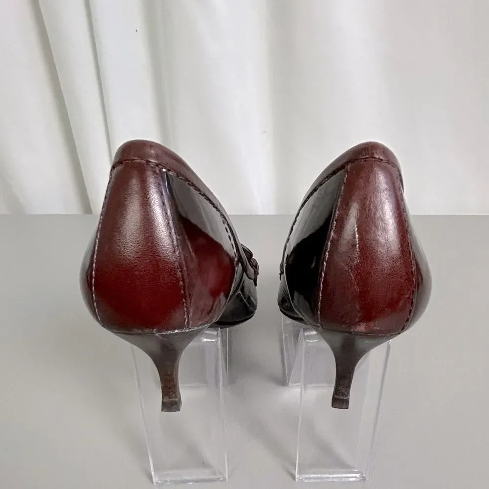 Tory Burch Women’s Burgundy heels Size 6M